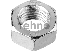 Гайка ГОСТ 5927-70, M20, 1 шт, кл. пр. 6, оцинкованная, ЗУБР