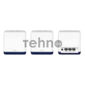 Система Mercusys MESH AC1900 Whole Home Mesh Wi-Fi System, 3× Internal Antennas, 3×GB ports (WAN/LAN) (3-pack)