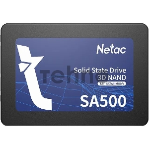 Твердотельный накопитель Netac SA500 2.5 SATAIII 3D NAND SSD 2TB, R/W up to 530/475MB/s 3Y