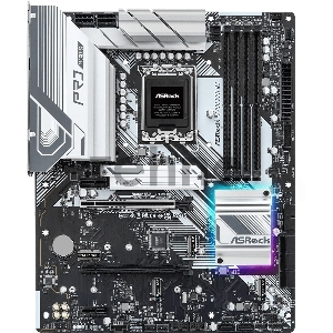 Материнская плата ASRock Z790 PRO RS, Socket 1700, Intel®Z790, 4xDDR5-4800, HDMI+DP, 2xPCI-Ex16, 2xPCI-Ex1, 8xSATA3(RAID 0/1/5/10), 4xM.2, 8 Ch Audio, 1x2.5GLan, (4+4)xUSB2.0, (3+4)xUSB3.2, (1+1)xUSB3.2 Type-C™, ATX, 1xPS/2,  RTL {}