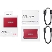 Твердотельный накопитель Samsung SSD 2TB T7 Touch, USB Type-C, R/W 1000/1050MB/s, Red, фото 22