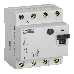 Выключатель дифференциального тока (УЗО) 4п 25А 30мА тип AC ВД1-63 GENERICA ИЭК MDV15-4-025-030, фото 4