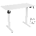 Стол Cactus CS-ED-WWT столешница МДФ белый каркас белый, фото 5