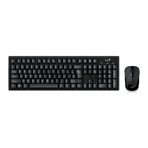Комплект беспроводной Genius Smart KM-8101 (клавиатура KM-8101/k и мышь NX-7020), Black