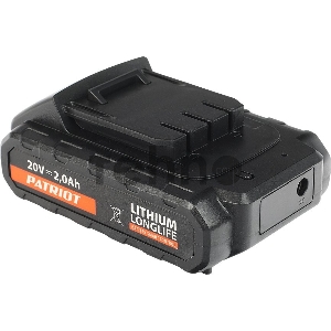 Батарея аккумуляторная Li-ion для шуруповертов PATRIOT серии The One, Модели: BR 201Li /h, Емкость аккумулятора: 2,0 Ач, Напряжение: 20В