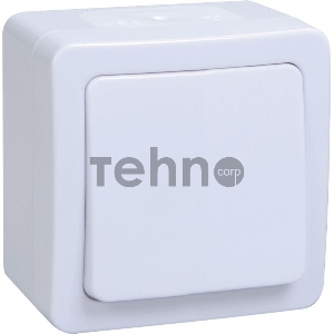 Выключатель Iek EVMP10-K01-10-54-EC ВС20-1-0-ГПБ выкл 1кл о/у  IP54 (цвет клавиш: белый) ГЕРМЕС PLUS