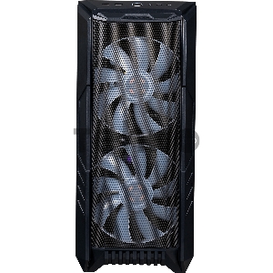 Корпус без блока питания Cooler Master MasterCase HAF 500P, USB3.0x2, USB3.2x1(TypeC), 2x200ARGBFans, 2x120Fan, Black, Full Tower, w/o PSU