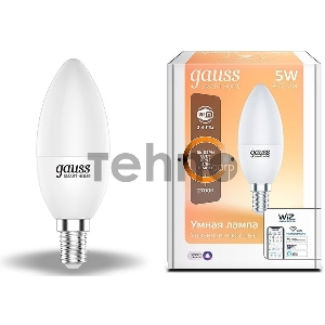 Лампа Светодиодная Gauss Smart Home DIM E14 C37 5 Вт 2700К 1/10/40