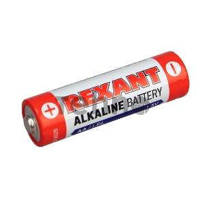 Алкалиновая батарейка AA/LR6 1,5 V REXANT