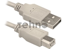 Кабель Defender USB04-06p.bag  Кабель USB 2.0  для соед. 1.8м AM/BM , пакет  (83763)