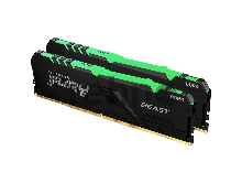 Память оперативная Kingston 16GB 3200MHz DDR4 CL16 DIMM (Kit of 2) FURY Beast RGB