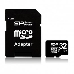 Флеш карта microSDHC 32Gb Class10 Silicon Power SP032GBSTH010V10-SP + adapter, фото 6