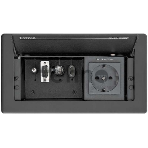 Лючки для кабеля Extron Cable Cubby 202 One EU AC, Black Лючки для кабеля Extron Cable Cubby 202 One EU AC, Black