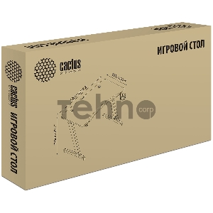 Стол игровой Cactus CS-GTZ-BKRD-CARBON столешница МДФ карбон каркас черный