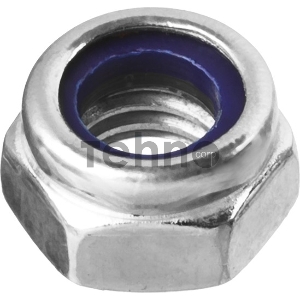 Гайка с нейлоновым кольцом ЗУБР DIN 985, M10, 5 кг, (примерно 495 шт.) класс прочности 6, оцинкованная, 303580-10 Гайка с нейлоновым кольцом ЗУБР DIN 985, M10, 5 кг, (примерно 495 шт.) класс прочности 6, оцинкованная, 303580-10