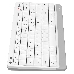 Клавиатура A4Tech Fstyler FBK11 белый/серый USB беспроводная BT/Radio slim, фото 9