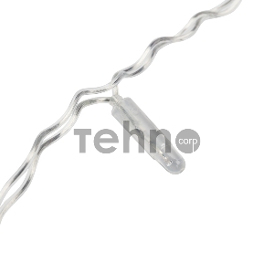 Гирлянда Светодиодный Дождь 2х1,5 м, эффект мерцания, прозрачный провод, 230 В, диоды цвет теплый белый