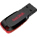 Флеш Диск Sandisk 64Gb Cruzer Blade SDCZ50-064G-B35 USB2.0 черный/красный, фото 4