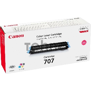 Тонер-картридж Canon 707M (9422A004) Magenta пурпурный, 2000 стр., для LBP 5000/5100
