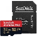 Флеш карта microSD 32GB SanDisk microSDHC Class 10 UHS-I A1 V30 U3 Extreme Pro (SD адаптер) 100MB/s, фото 3