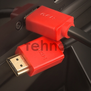Кабель Greenconnect 0.5m HDMI версия 2.0, HDR 4:2:2, Ultra HD, 4K 60 fps 60Hz/5K*30Hz, 3D, AUDIO, 18.0 Гбит/с, 28/28 AWG, OD7.3mm, тройной экран, черный, красные коннекторы, GCR-HM451-0.5m Greenconnect Кабель 0.5m HDMI версия 2.0, HDR 4:2:2, Ultra HD, 4K 