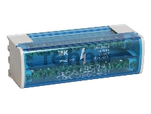 Шина на DIN-рейку в корпусе (кросс-модуль) ШНК 2х15 L+PEN ИЭК YND10-2-15-125