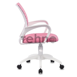 Кресло Бюрократ CH-W695NLT розовый TW-06A TW-13A сетка/ткань крестовина пластик пластик белый