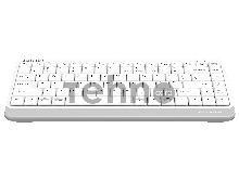 Клавиатура A4Tech Fstyler FBK11 белый/серый USB беспроводная BT/Radio slim