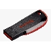 Флеш Диск Sandisk 64Gb Cruzer Blade SDCZ50-064G-B35 USB2.0 черный/красный, фото 3
