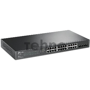 Коммутатор TP-Link TL-SG2428P JetStream гигабитный Smart коммутатор на 24 порта PoE+ и 4 SFP-слота SMB