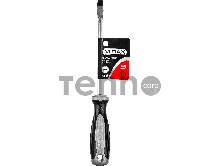 Отвертка MIRAX 25095-08-15, закаленный стержень, двухкомпонентная рукоятка, SL8 x 100мм [25095-08-15]