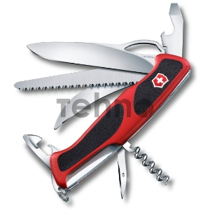 Нож перочинный Victorinox RangerGrip 57 Hunter (0.9583.MC) 130мм 13функций красный/черный карт.коробка