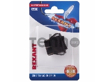 Выключатель клавишный 250V 15А (6с) ON-OFF-ON черный  с нейтралью (RWB-508, SC-767)  REXANT (в упак. 1шт.)