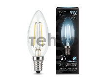 Лампа светодиодная Filament Свеча E14 9Вт 4100К GAUSS 103801209