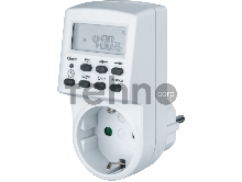 Таймер 61 555 NTR-E-S01-WH розет. электрон. Navigator 61555