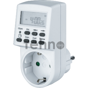 Таймер 61 555 NTR-E-S01-WH розет. электрон. Navigator 61555