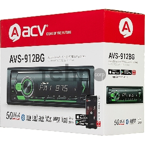 Автомагнитола ACV AVS-912BG 1DIN 4x50Вт