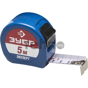 Ударопрочная профессиональная рулетка ЗУБР ЭКСПЕРТ Alu+  5м / 25мм в металлическом корпусе