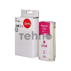 Струйный картридж Sakura B3P20A (№727 Magenta) для HP, пурпурный, 130 мл.