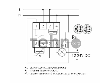 Регулятор температуры RT-820M (от -25 до +130 град.C; микропроцессорный; многофункц.; цифровая индикация; выносной датчик с термоус. проводом; монтаж на DIN-рейке 35мм 230В 16А 1Z IP20) F&F EA07.001.007