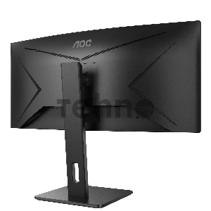 МОНИТОР 34 AOC CU34P2C Black с поворотом экрана (VA, изогнутый, 3440x1440, 100Hz, 1 ms, 178°/178°, 300 cd/m, 50M:1)