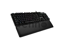 Клавиатура игровая Logitech G513 CARBON - GX BLUE (CLICKY) SWITCH (механическая клавиатура с RGB-подстветкой) (арт. 920-008934 с гравировкой кириллицей, M/N: Y-U0034)