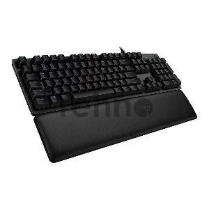 Клавиатура игровая Logitech G513 CARBON - GX BLUE (CLICKY) SWITCH (механическая клавиатура с RGB-подстветкой) (арт. 920-008934 с гравировкой кириллицей, M/N: Y-U0034)