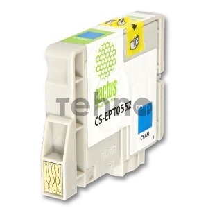 Картридж струйный Cactus CS-EPT0552 голубой для Epson Stylus RX520/Stylus Photo R240 (10ml)