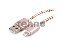 Кабель Cablexpert для Apple CC-G-APUSB02Cu-1M, AM/Lightning, серия Gold, длина 1м, золото, блистер