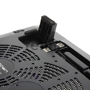Подставка для ноутбука CROWN CMLC-202T black (для ноутбуков до 17 Размер: 365*70*19мм;Размер вентилятора: 140мм *2шт.LED подсветка; USB)