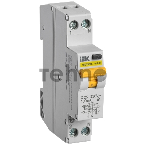 Дифференциальный автоматический выключатель IEK KARAT АВДТ32ML тип A С25 100мА