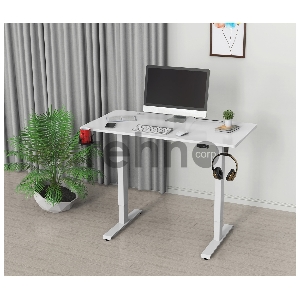 Стол Cactus CS-ED-WWT столешница МДФ белый каркас белый