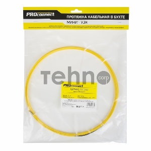 Протяжка кабельная (мини УЗК в бухте), стеклопруток, d=3,0 мм, 5 м PROCONNECT | 47-1005-6 | PROconnect