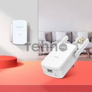 Комплект гигабитных Wi-Fi адаптеров Mercusys Powerline AV1000 Powerline kit with 300Mbps Wi-Fi, plug and play, up to 300 meters over an existing electrical circuit, the kit includes a MP510 and a MP500.